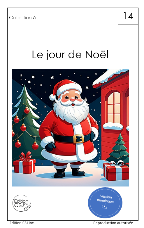 1re année Le jour de Noël - LIVRE 14 COLLECTION A (Numérique)