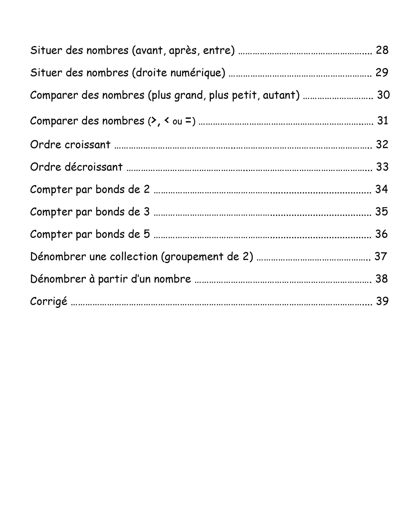 1re année Sens et écriture des nombres - CAHIER A (Numérique)