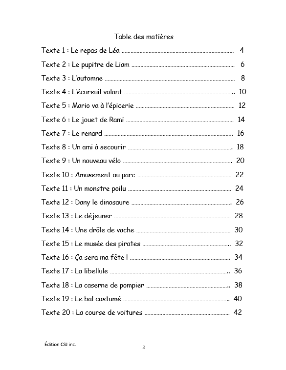 1re année Lecture compréhension de textes - CAHIER A