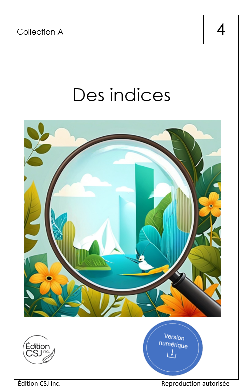 1re année Des indices - LIVRE 4 COLLECTION A (Numérique)