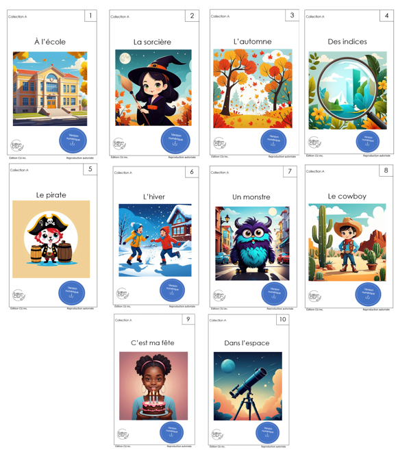 1re année Ensemble - LIVRES 1 à 10 COLLECTION A (Numérique)