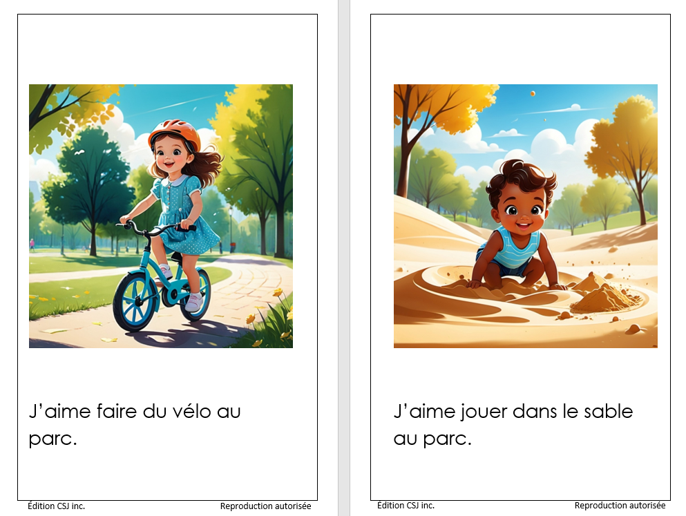 1re année Au parc - LIVRE 1 COLLECTION B (Numérique)