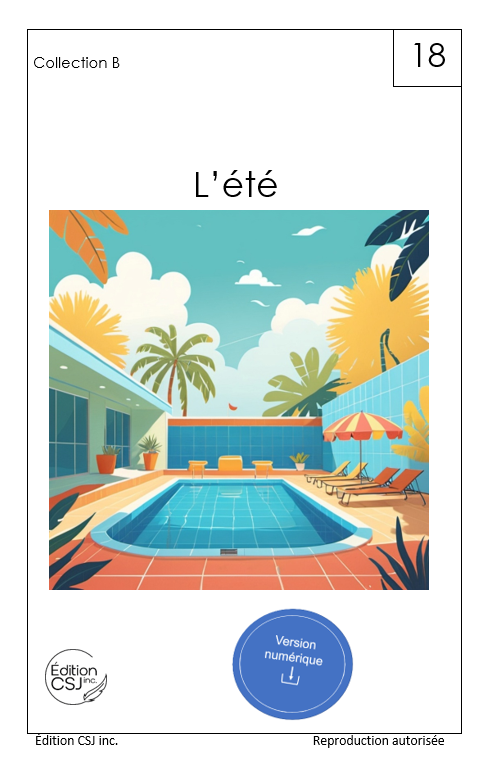 1re année L'été - LIVRE 18 COLLECTION B (Numérique)