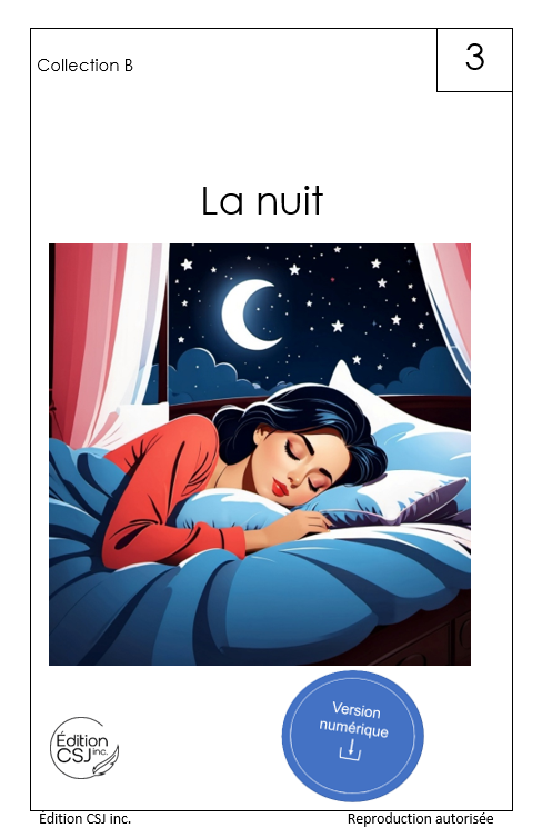 1re année La nuit - LIVRE 3 COLLECTION B (Numérique)