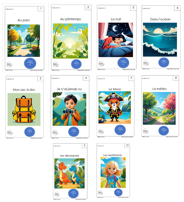 1re année Ensemble - LIVRES 1 à 10 COLLECTION B (Numérique)