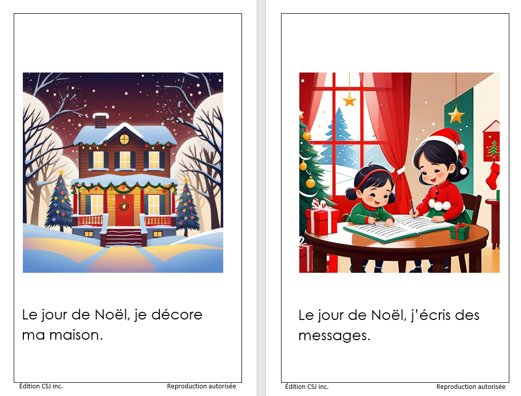 1re année Le jour de Noël - LIVRE 14 COLLECTION A (Numérique)