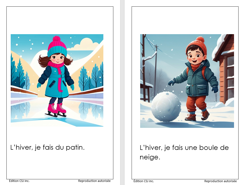 1re année L'hiver - LIVRE 6 COLLECTION A (Numérique)