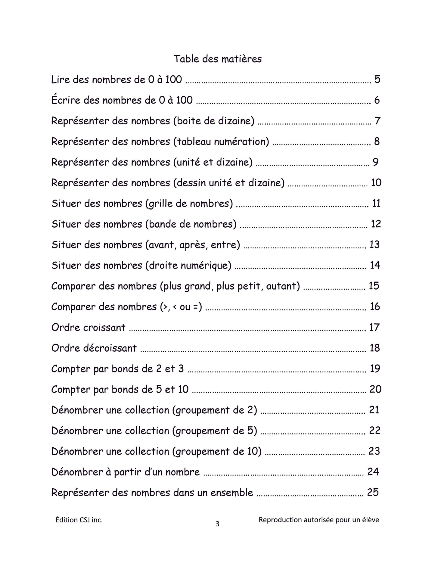 2e année Sens et écriture des nombres - CAHIER A (Numérique)