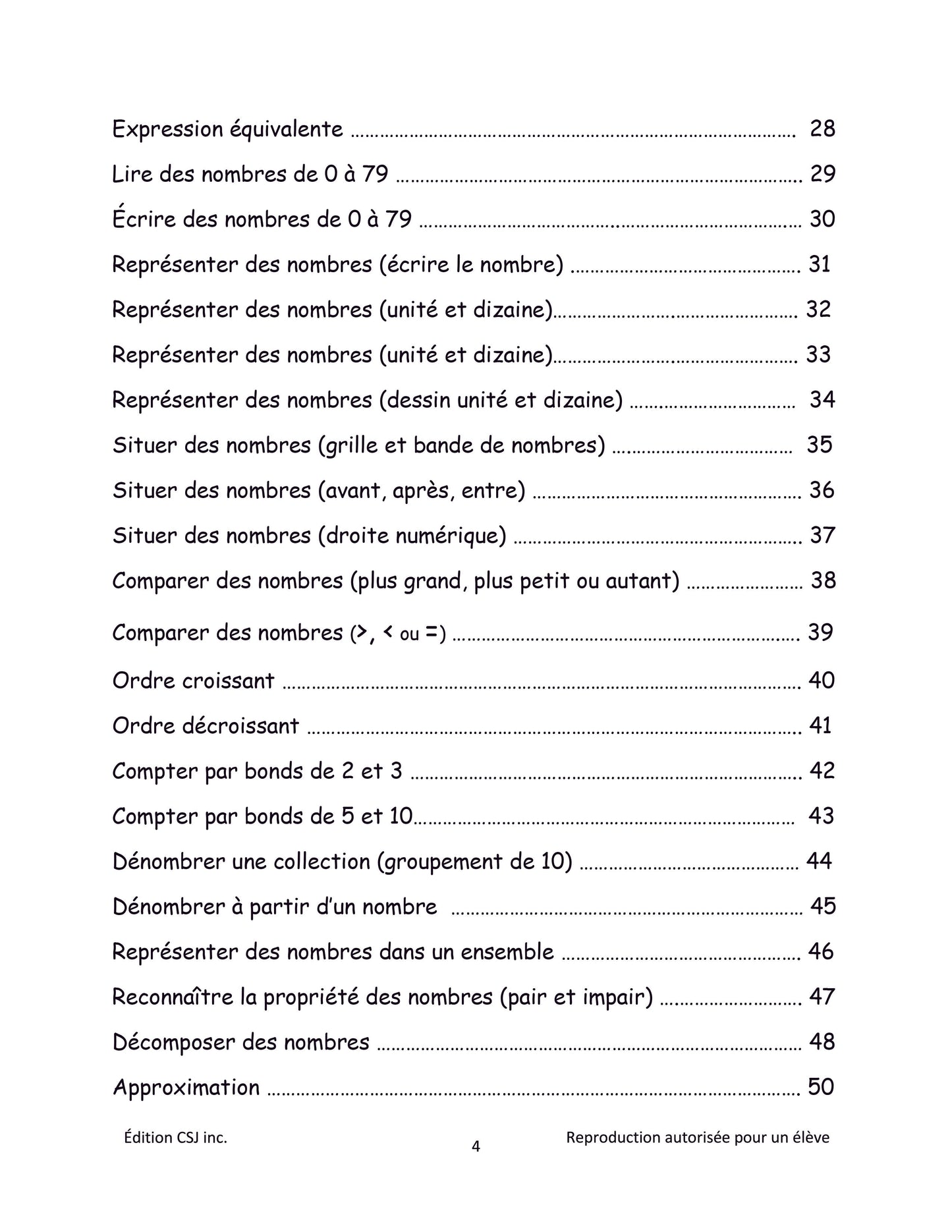 1re année Sens et écriture des nombres - CAHIER D (Numérique)