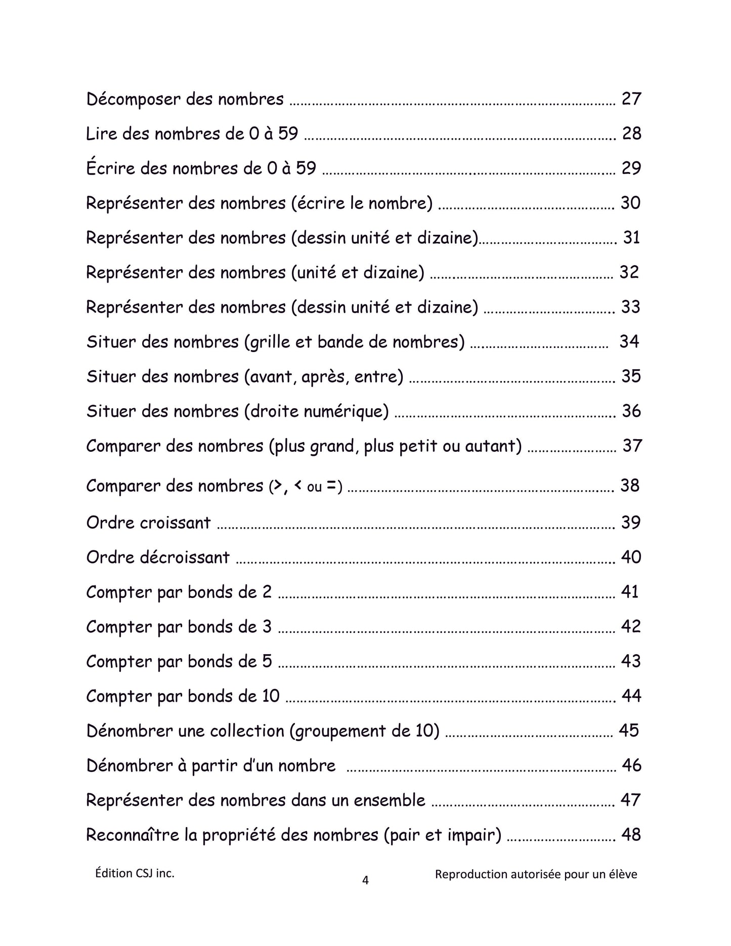 1re année Sens et écriture des nombres - CAHIER C (Numérique)