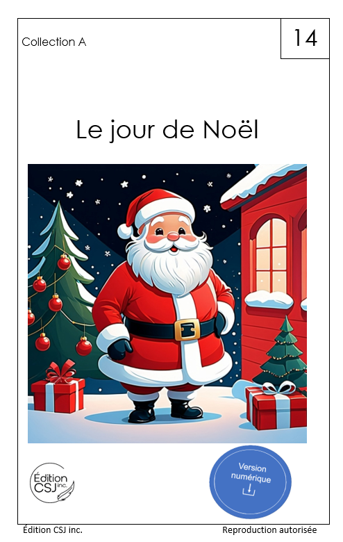 1re année Le jour de Noël - LIVRE 14 COLLECTION A   (Numérique)