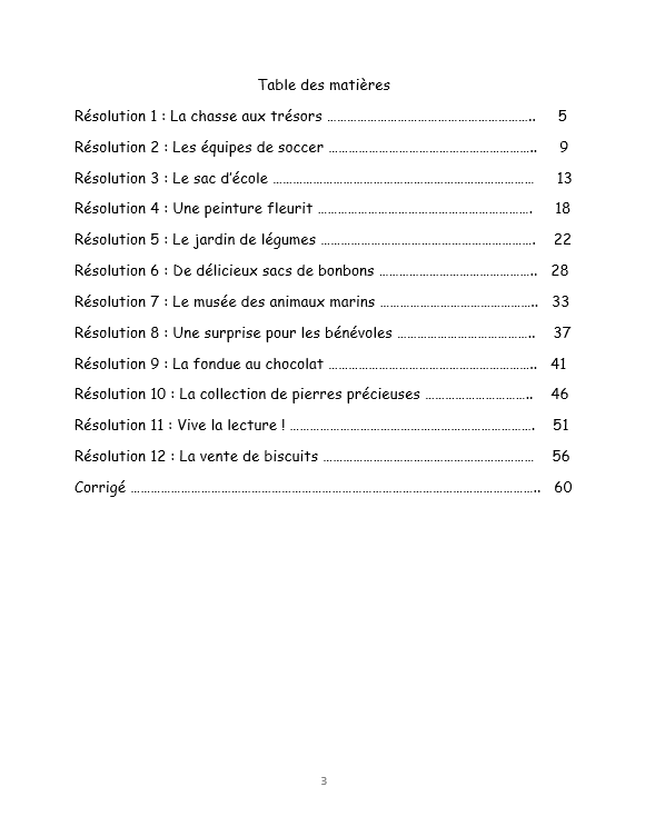 2e année Résoudre une situation-problème : résolutions complexes  - CAHIER A