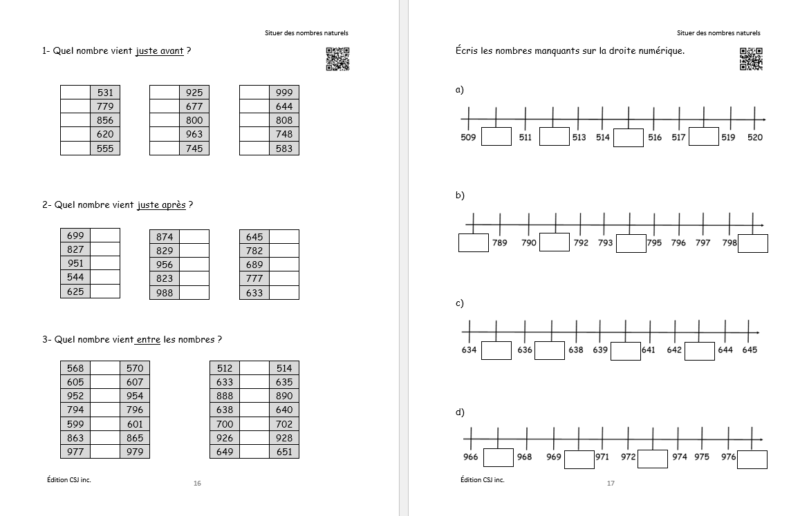 2e année Sens et écriture des nombres - CAHIER D (Numérique)