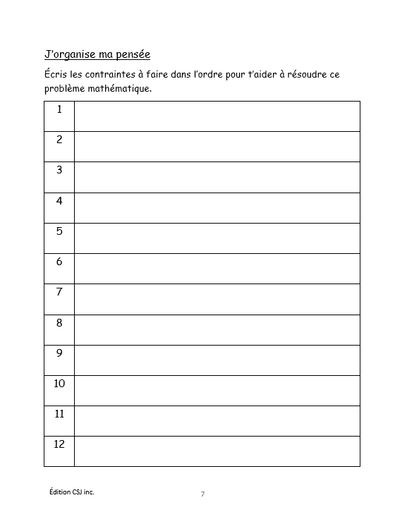 3e année Résoudre une situation-problème : résolutions complexes  - CAHIER A (Numérique)