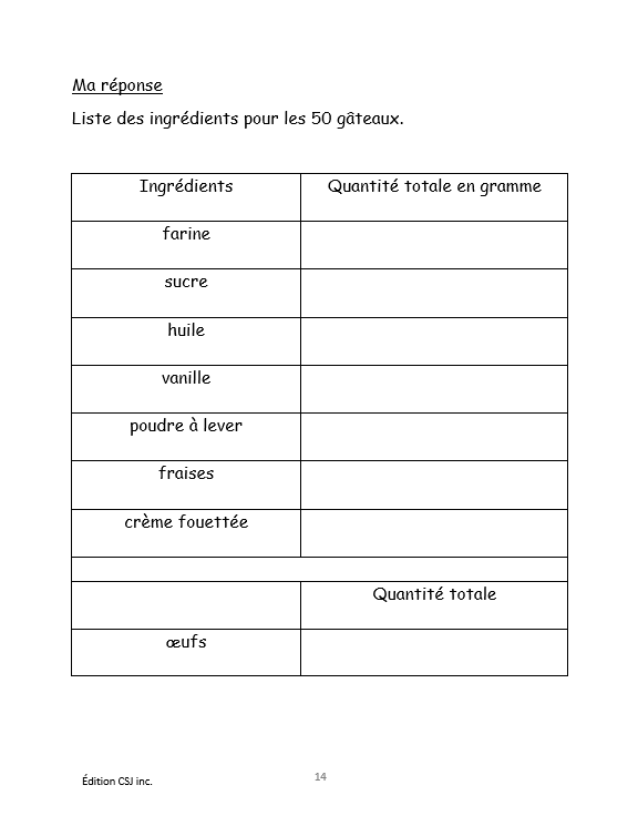 5e année Résoudre une situation-problème : résolutions complexes  - CAHIER A