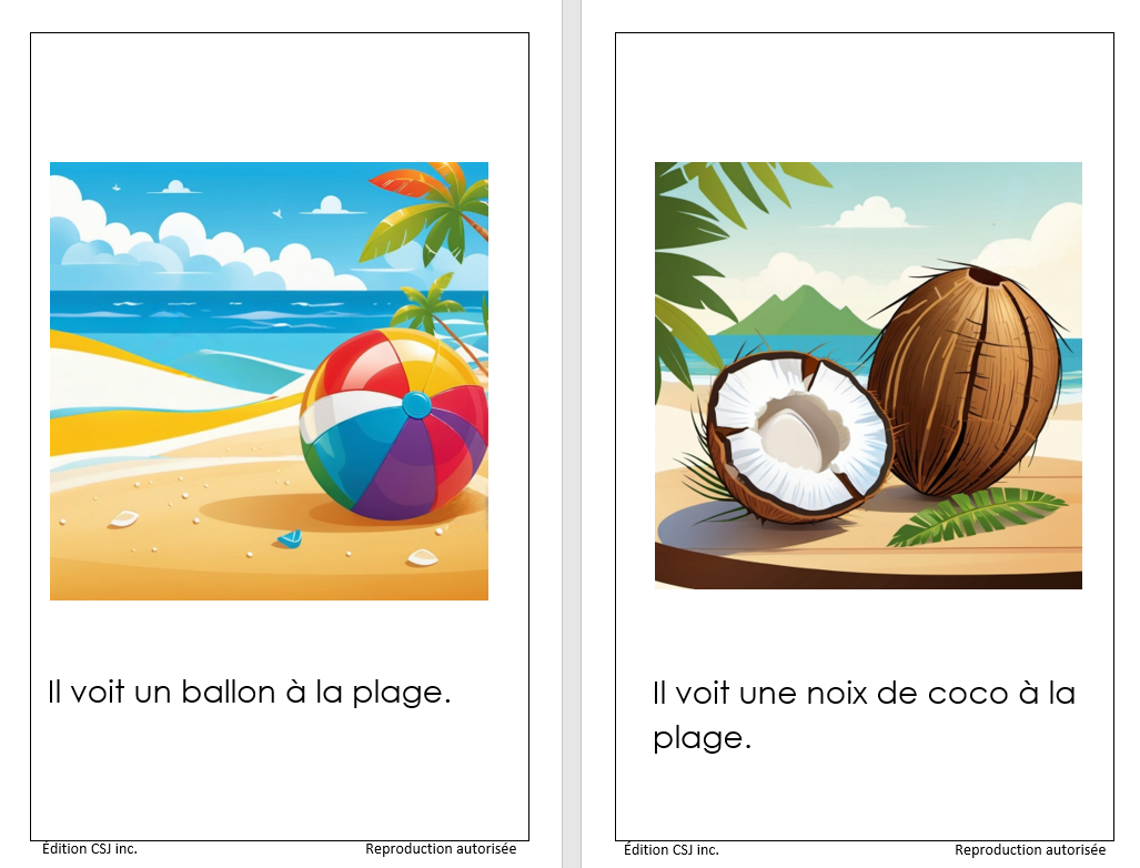 1re année À la plage - LIVRE 13 COLLECTION A   (Numérique)