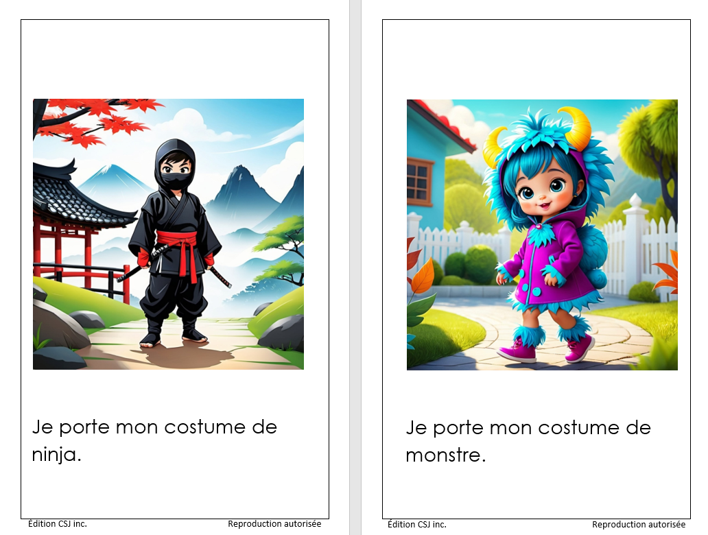 1re année Mon costume - LIVRE 17 COLLECTION A   (Numérique)