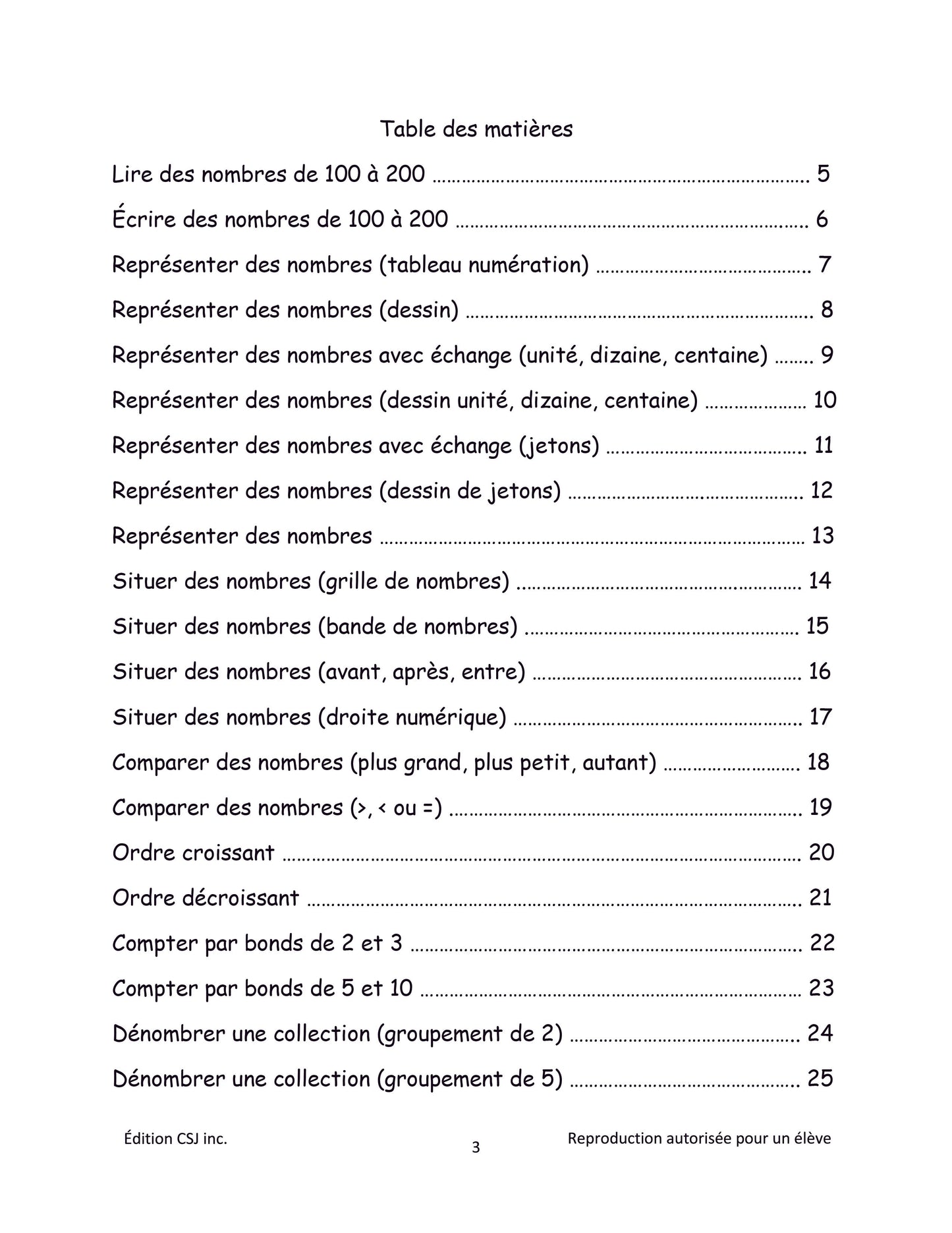 2e année Sens et écriture des nombres - CAHIER B (Numérique)