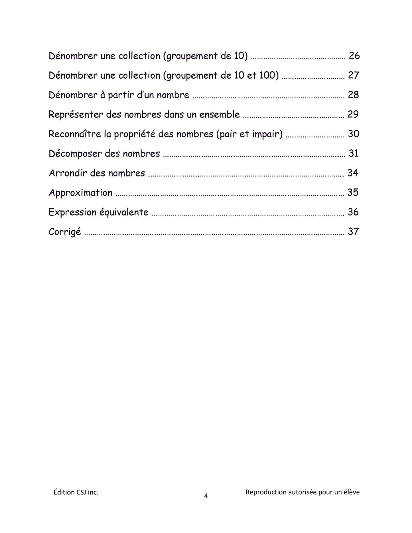 2e année Sens et écriture des nombres - CAHIER B (Numérique)